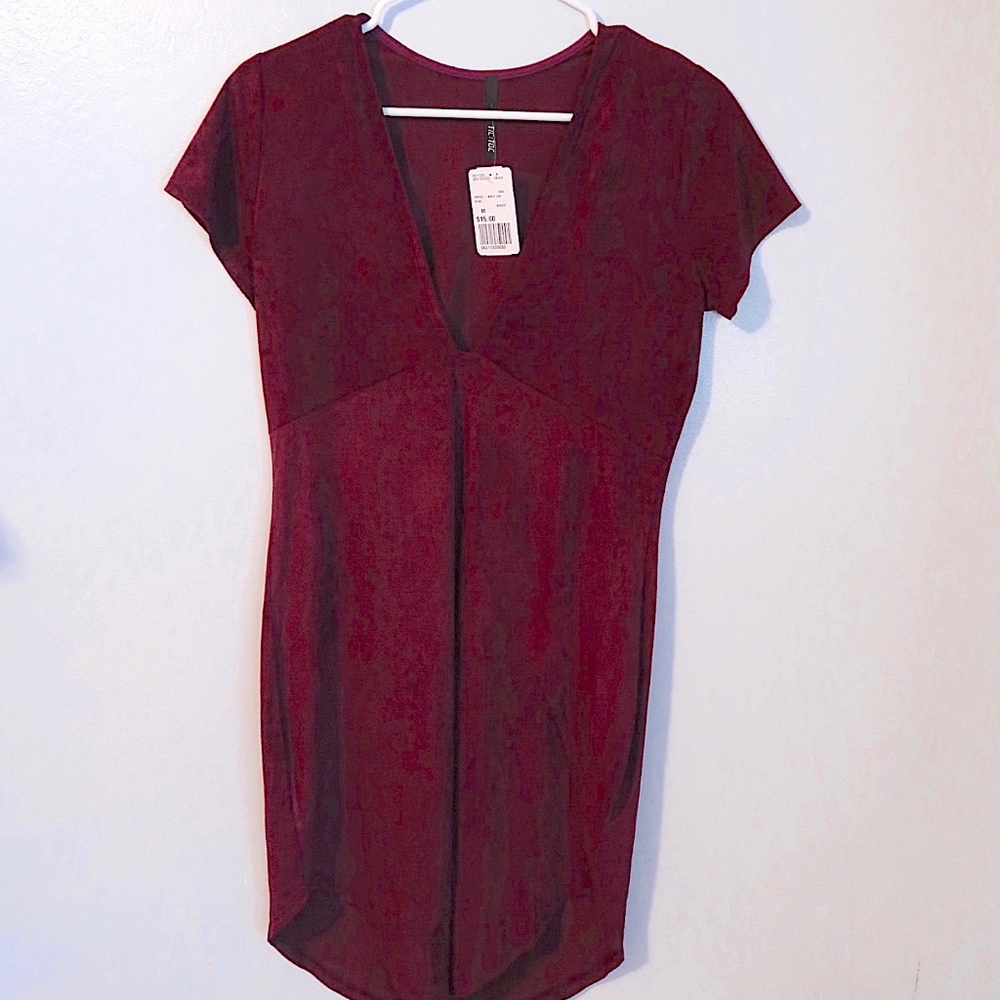 Burgundy Dress